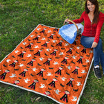 Cartoon Dracula Pattern Print Quilt