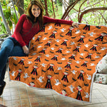 Cartoon Dracula Pattern Print Quilt