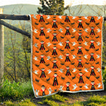 Cartoon Dracula Pattern Print Quilt