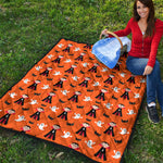 Cartoon Dracula Pattern Print Quilt