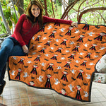 Cartoon Dracula Pattern Print Quilt