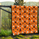 Cartoon Dracula Pattern Print Quilt
