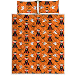 Cartoon Dracula Pattern Print Quilt Bed Set