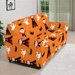 Cartoon Dracula Pattern Print Sofa Cover