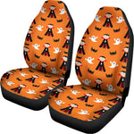 Cartoon Dracula Pattern Print Universal Fit Car Seat Covers