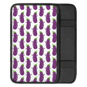 Cartoon Eggplant Pattern Print Car Center Console Cover