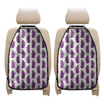 Cartoon Eggplant Pattern Print Car Seat Organizers