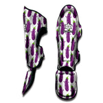 Cartoon Eggplant Pattern Print Muay Thai Shin Guard