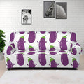 Cartoon Eggplant Pattern Print Sofa Cover