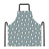 Cartoon Emperor Penguin Pattern Print Apron