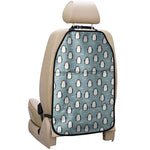 Cartoon Emperor Penguin Pattern Print Car Seat Organizers