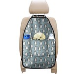 Cartoon Emperor Penguin Pattern Print Car Seat Organizers