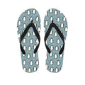 Cartoon Emperor Penguin Pattern Print Flip Flops