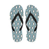 Cartoon Emperor Penguin Pattern Print Flip Flops