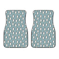 Cartoon Emperor Penguin Pattern Print Front Car Floor Mats