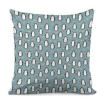 Cartoon Emperor Penguin Pattern Print Pillow Cover