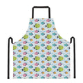 Cartoon Fish Pattern Print Apron