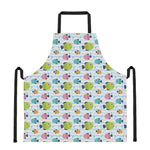 Cartoon Fish Pattern Print Apron