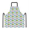 Cartoon Fish Pattern Print Apron