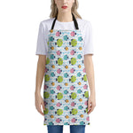 Cartoon Fish Pattern Print Apron