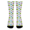 Cartoon Fish Pattern Print Crew Socks