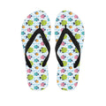 Cartoon Fish Pattern Print Flip Flops