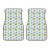 Cartoon Fish Pattern Print Front Car Floor Mats