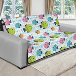 Cartoon Fish Pattern Print Futon Protector