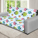 Cartoon Fish Pattern Print Futon Protector