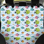 Cartoon Fish Pattern Print Pet Car Back Seat Cover