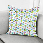 Cartoon Fish Pattern Print Pillow Cover