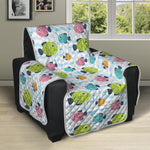 Cartoon Fish Pattern Print Recliner Protector