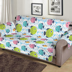 Cartoon Fish Pattern Print Sofa Protector