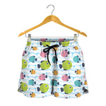 Cartoon Fish Pattern Print Women's Shorts