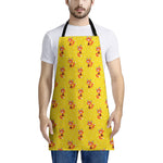 Cartoon Fox Pattern Print Apron