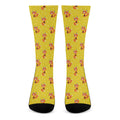 Cartoon Fox Pattern Print Crew Socks