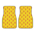 Cartoon Fox Pattern Print Front Car Floor Mats