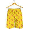 Cartoon Fox Pattern Print Men's Shorts