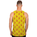 Cartoon Fox Pattern Print Men's Tank Top