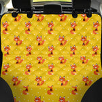 Cartoon Fox Pattern Print Pet Car Back Seat Cover