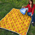 Cartoon Fox Pattern Print Quilt