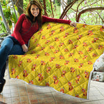 Cartoon Fox Pattern Print Quilt