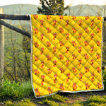 Cartoon Fox Pattern Print Quilt
