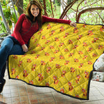 Cartoon Fox Pattern Print Quilt