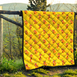 Cartoon Fox Pattern Print Quilt
