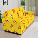 Cartoon Fox Pattern Print Sofa Cover