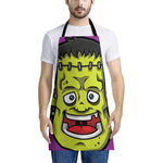 Cartoon Frankenstein Print Apron