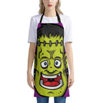 Cartoon Frankenstein Print Apron