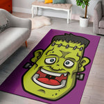 Cartoon Frankenstein Print Area Rug