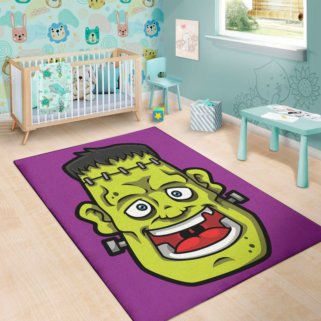 Cartoon Frankenstein Print Area Rug